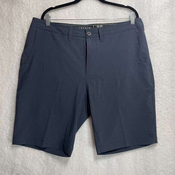 7 Diamonds Men’s Momentum Performance Shorts Navy Size 36 Stretch Lightweight - Picture 1 of 14